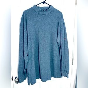 Vintage Nike Golf Long Sleeve Shirt Gray Mock Neck Dri-FIt Y2k Men’s 2XL #6